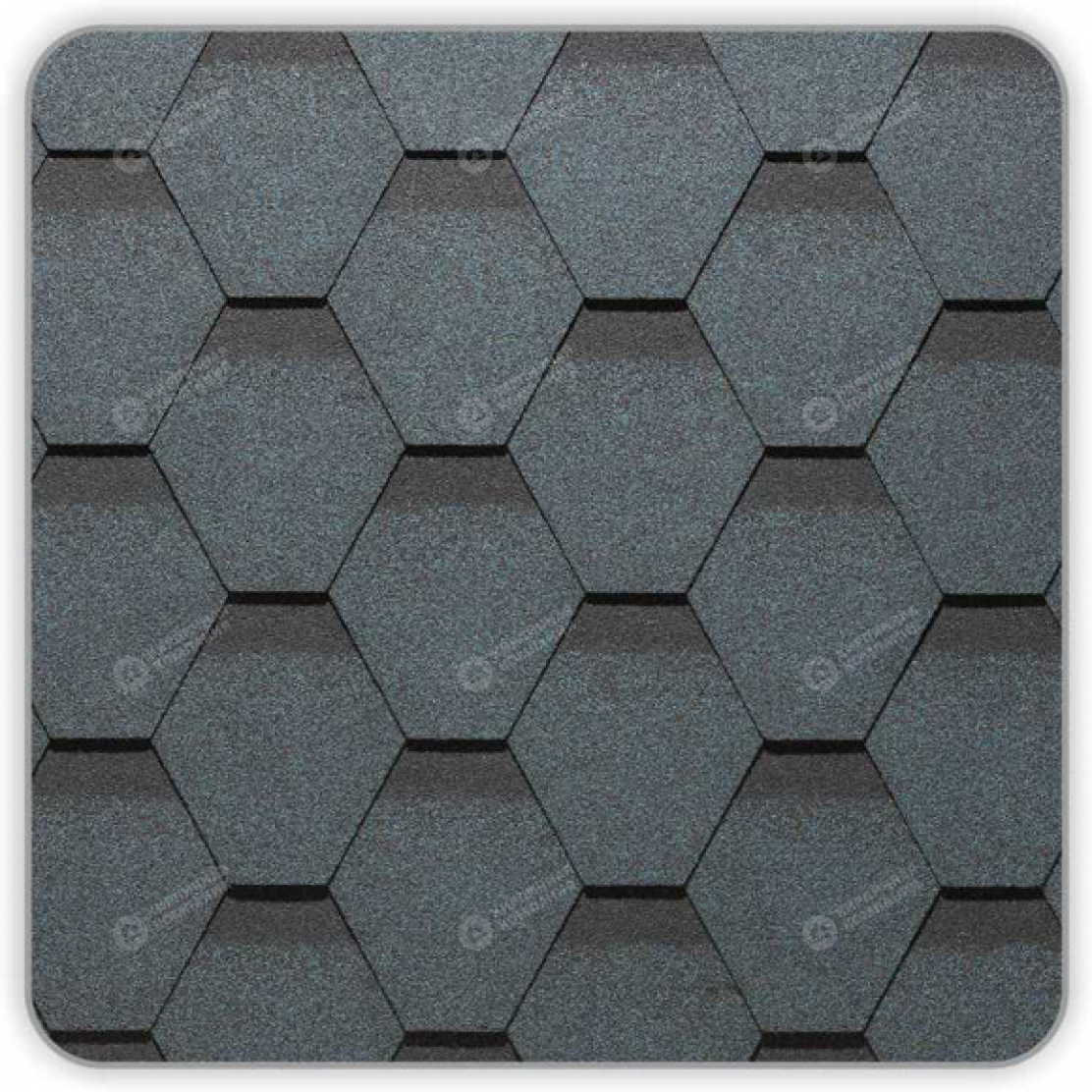 Гибкая черепица Docke Кельн цвет Чернослив