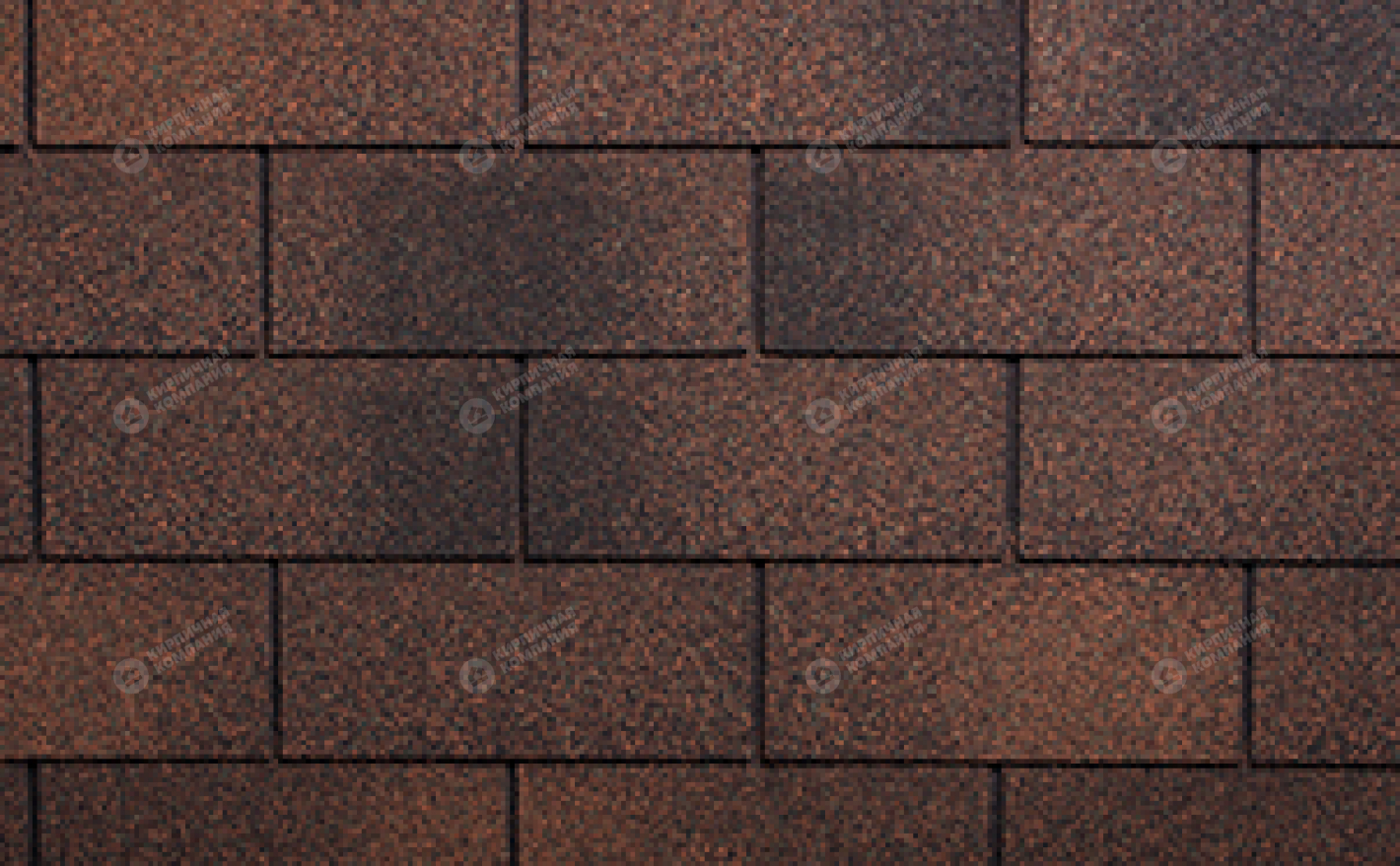 Гибкая черепица рядовая RUFLEX Tab Бронза