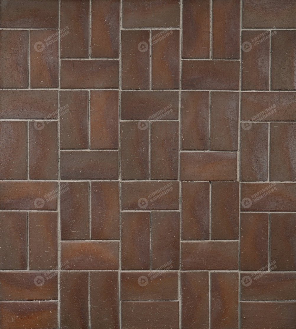 Клинкер тротуарный "Милан" бордо классик 0,51 NF флэш