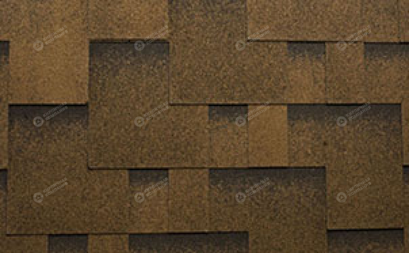 Гибкая черепица рядовая KATEPAL Медный отлив