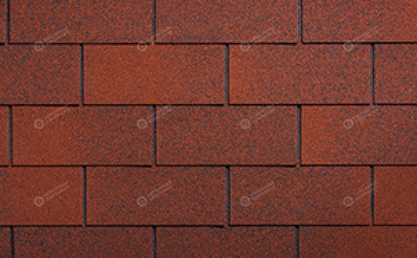 Гибкая черепица рядовая RUFLEX Tab Красный лис