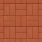 Тротуарная плитка ЛаЛиния 2К.4 оранжевая гладкая