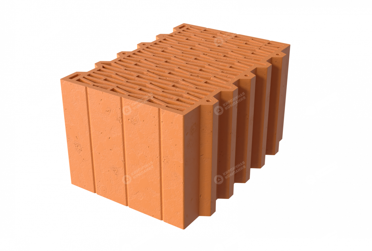 Поризованный керамический блок Porotherm 38 THERMO