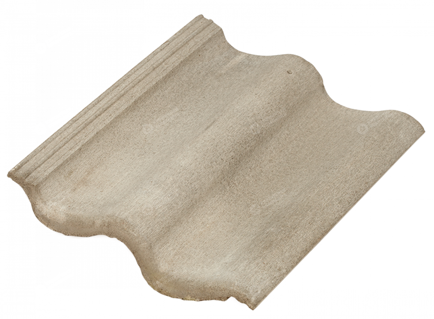 Цементно-песчаная черепица Sea Wave серый эконом