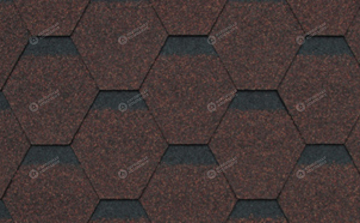 Гибкая черепица Docke Кельн цвет Корица