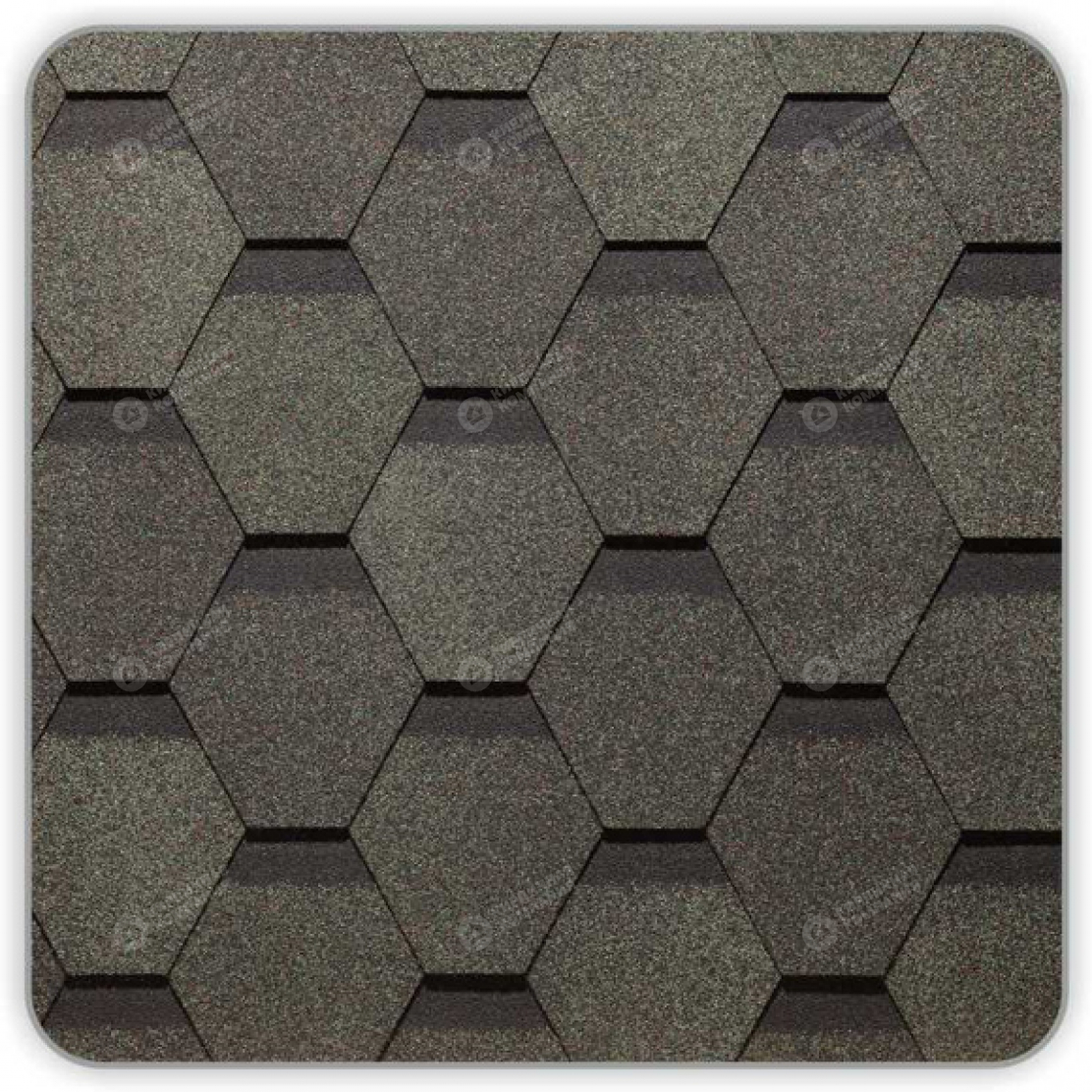 Гибкая черепица Docke Шеффилд цвет Розмарин