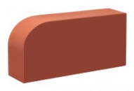 Кирпич облицовочный радиусный Красный Гладкий R60 одинарный полнотелый