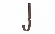 Крюк крепления желоба удлиненный коричневый AQUASYSTEM