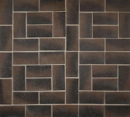 Клинкер тротуарный "Гамбург" бордо классик 0,51 NF