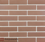 Кирпич облицовочный шоколад Гладкий одинарный полнотелый 