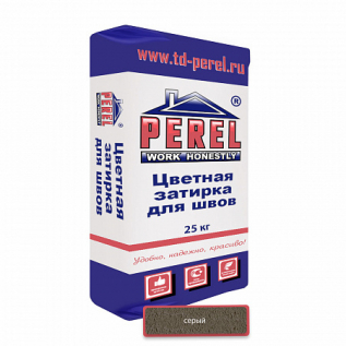 Декоративная затирочная смесь Perel RL 25 кг серая