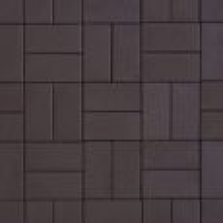 Тротуарная плитка ЛаЛиния 3К.6 коричневая гладкая